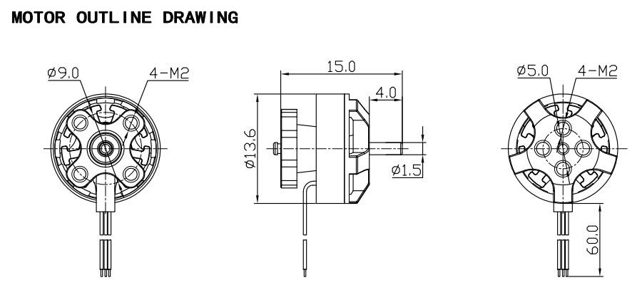 4X-Racerstar-Racing-Edition-1103-BR1103B-10000KV-1-3S-Buumlrstenloser-Motor-Schwarz-Fuumlr-50-80-100-1133949-8